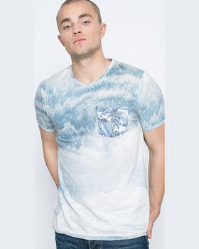 Tricou Jack and Jones blue dream alb