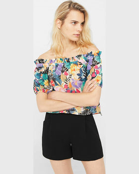 Bluza Mango fara Umeri cu Flori