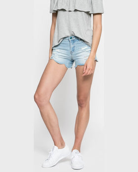 Pantaloni Only scurti albastru