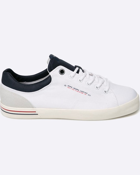 Tenisi Pepe Jeans alb
