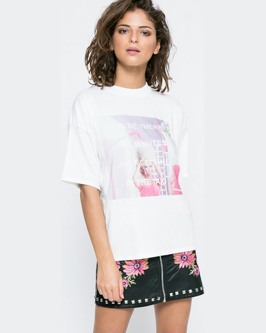 Top Missguided printed be there in