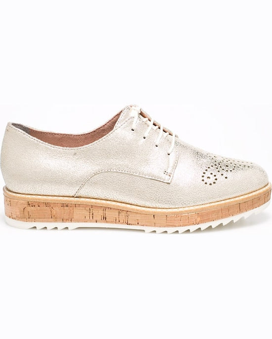 Pantofi Tamaris pantof auriu