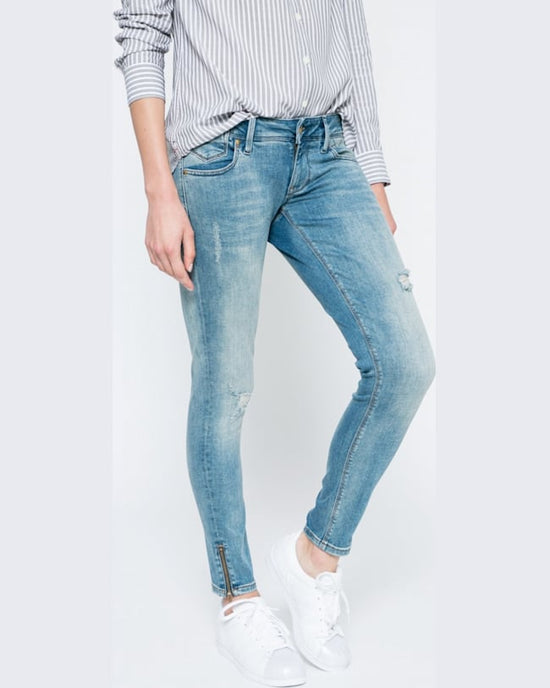 Blugi Tommy Hilfiger jeansi bleumarin