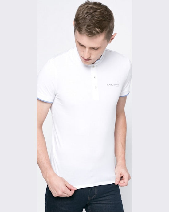 Tricou Guess polo alb