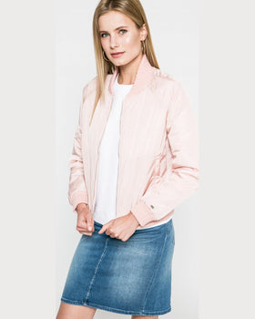 Geaca Tommy Hilfiger bomber bianca roz