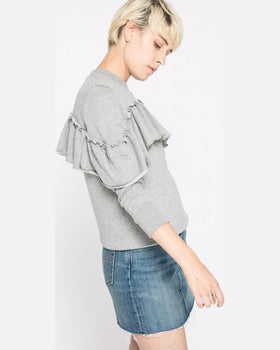 Bluza Noisy May gri deschis