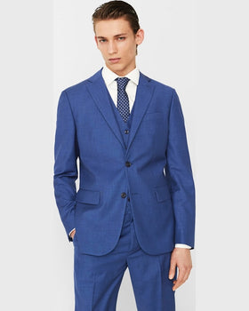 Sacou Mango brasilia albastru