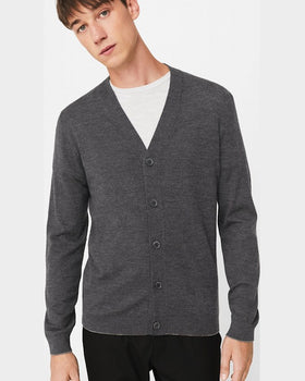 Pulover Mango willy gri