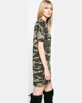 Rochie Jacqueline de Yong militar