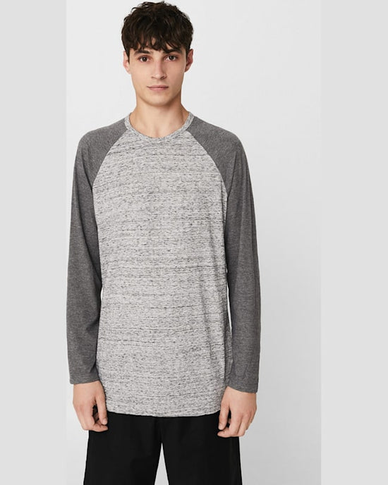 Longsleeve Mango gri deschis