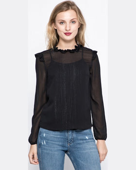 Bluza Silvian Heach pelote negru