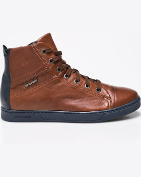 Pantofi Gino Rossi dex maro auriu