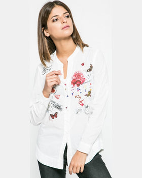 Camasa Desigual camvoile alb