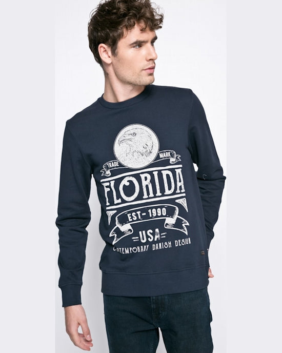 Bluza Jack and Jones animal bleumarin