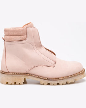 Botine Pieces roz pastelat