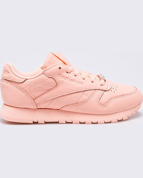 Pantofi Reebok classic leather coral