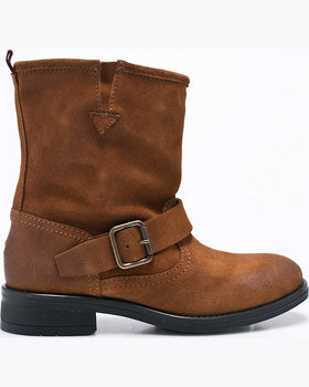 Botine Tommy Hilfiger maro