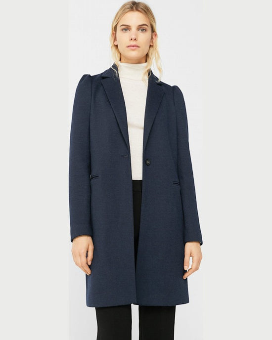 Palton Mango paris bleumarin