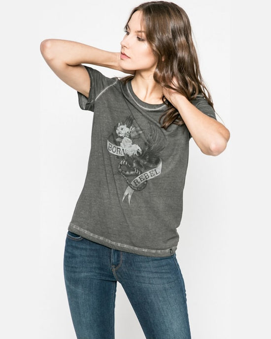 Top Wrangler negru cărbune