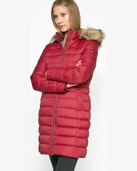 Geaca Tommy Hilfiger de puf mahon