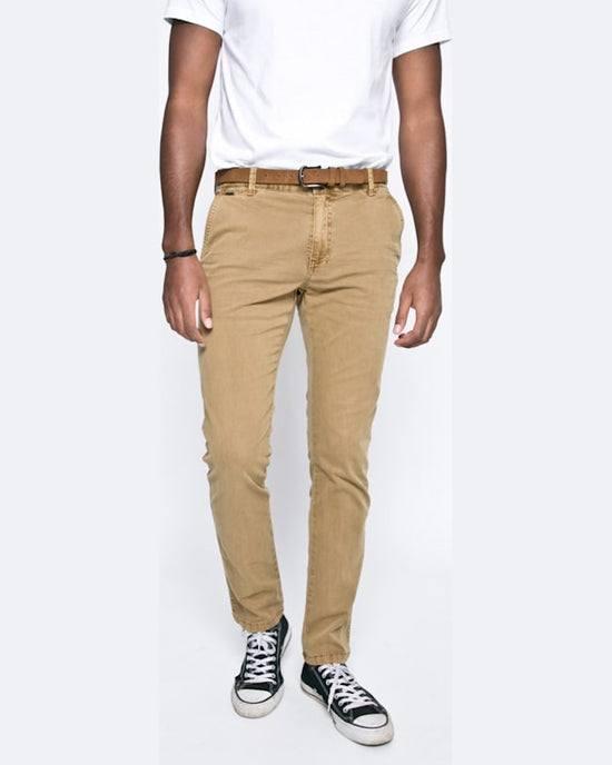 Pantaloni Review maro auriu