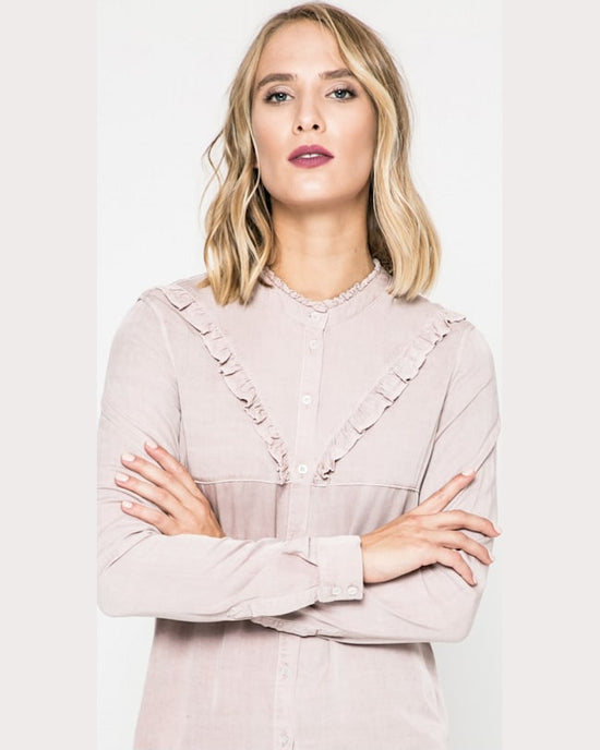 Camasa Review roz trandafiriu