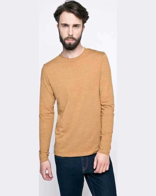 Longsleeve Jack and Jones maro auriu