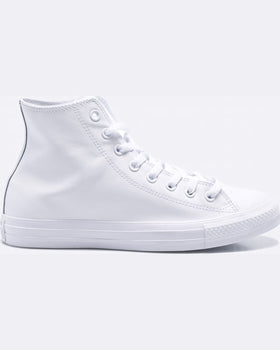 Tenisi Converse chuck taylor all star leather alb