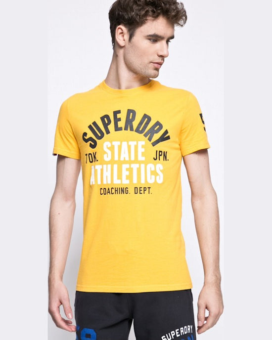 Tricou Superdry superdry galben