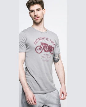 Tricou Jack and Jones gri deschis