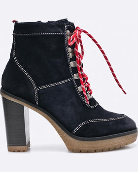 Botine Tommy Hilfiger bleumarin