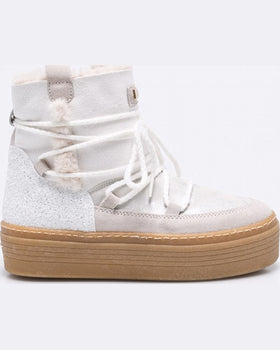 Cizme Guess de iarna crem