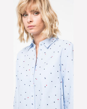 Camasa Tommy Hilfiger albastru deschis