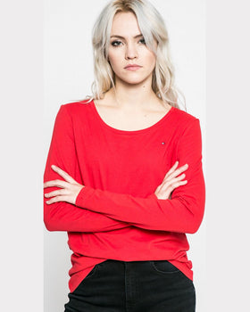 Bluza Tommy Hilfiger roșu