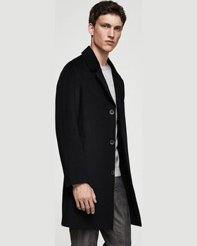 Palton Mango rizo negru