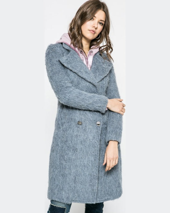 Palton Trussardi albastru deschis