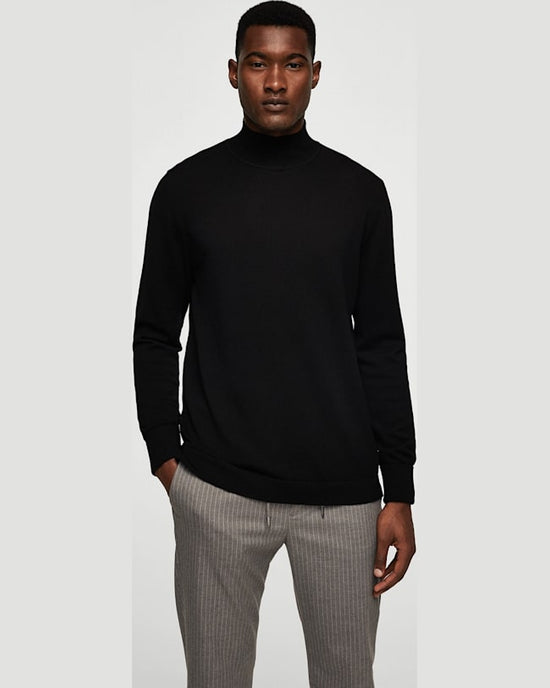 Pulover Mango williamt negru