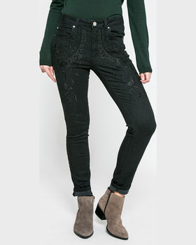 Jeansi Silvian Heach negru