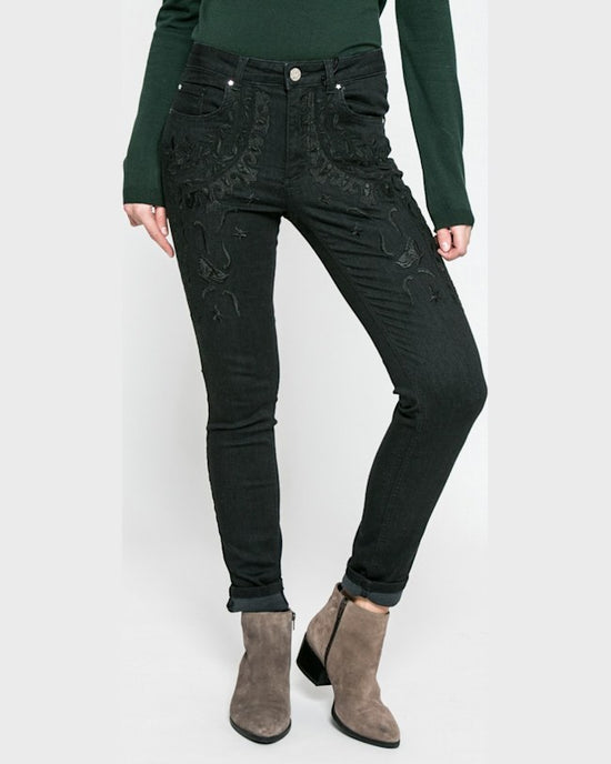 Jeansi Silvian Heach negru