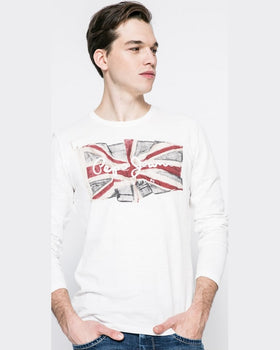 Longsleeve Pepe Jeans alb