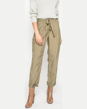 Pantaloni Tommy Hilfiger utility verde murdar