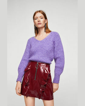 Fusta Mango forski castaniu