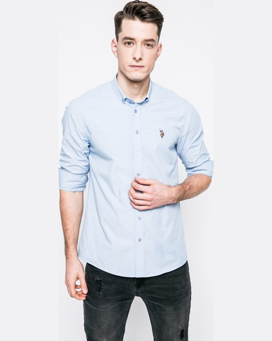 Camasa US Polo albastru