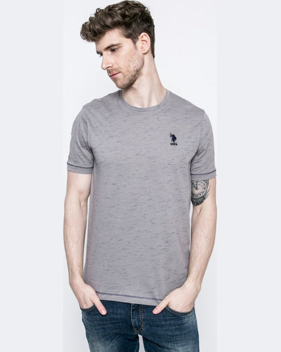 Tricou US Polo negru cărbune