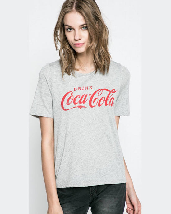Top Only coca cola gri deschis