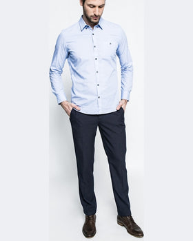 Pantaloni Medicine grand hotel budapest bleumarin