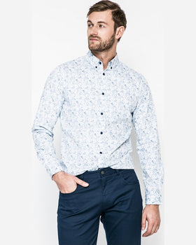 Camasa Medicine grand hotel budapest albastru deschis