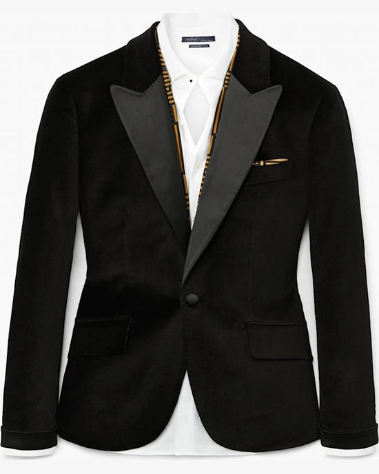 Sacou Mango velvet negru