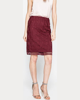 Fusta Vero Moda exclusive castaniu