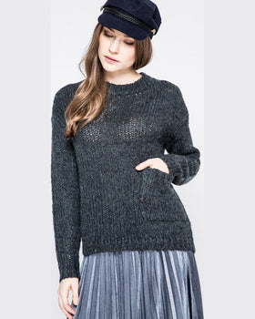 Pulover Noisy May verde închis